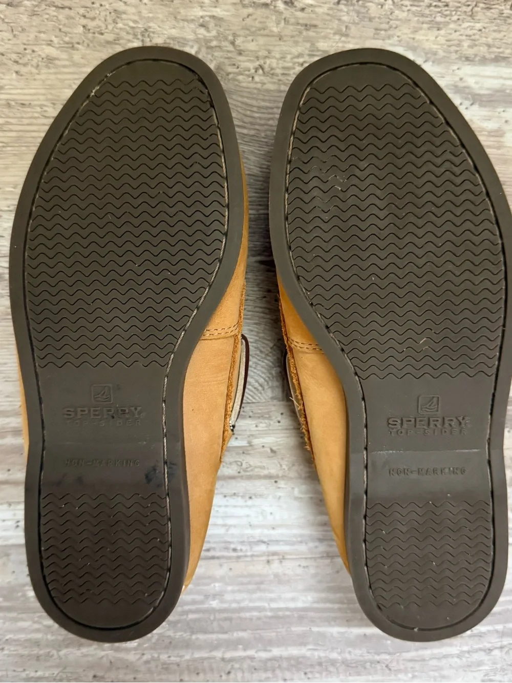 Sperry Boys Top Sider Leather Boat Shoes Sz 2